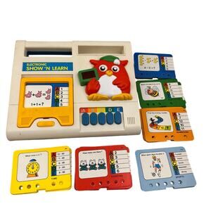 Vintage Radio Shack Electronic Show N Learn Home School Educational Toy OWL